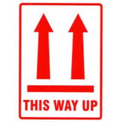 This-way-up labels 80x110mm 10s
